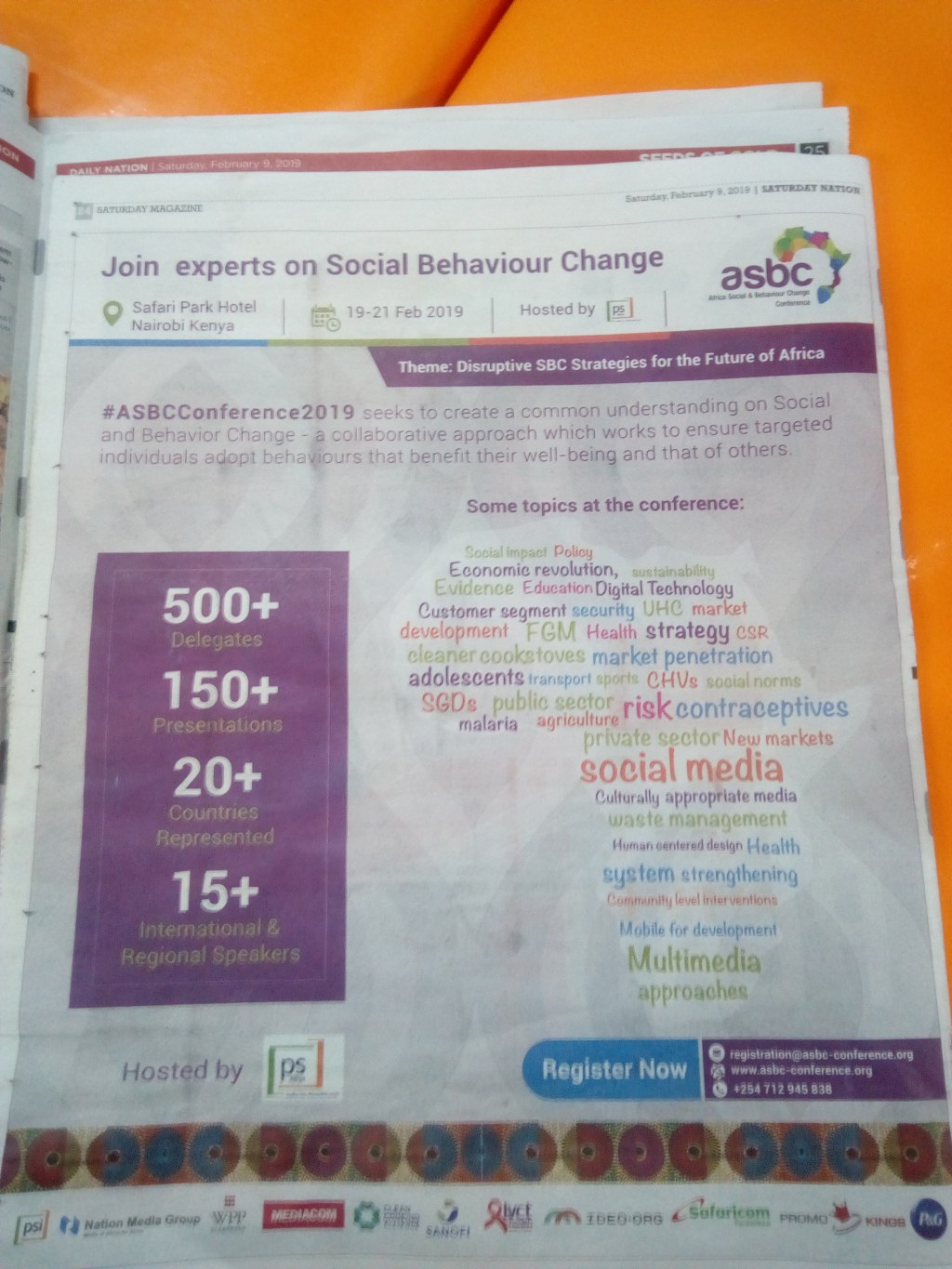 THE ASBC CONFERENCE: THE&nbsp;JOURNEY