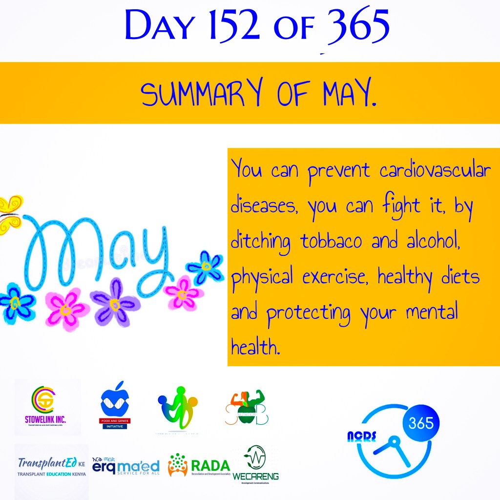 NCDs 365 DAY 143-152: PREVENTION OF CARDIOVASCULAR&nbsp;DISEASES.