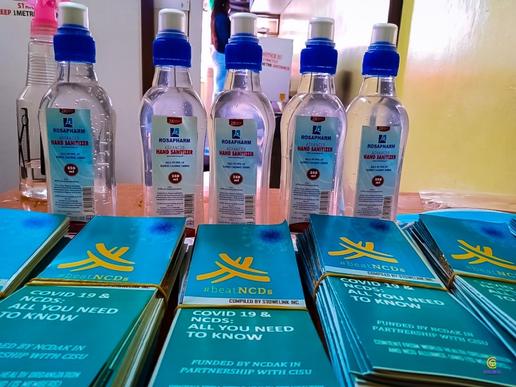 STOWELINK DISPATCHES 500 FLIERS ON THE LINK BETWEEN NCDS AND COVID 19 TO VIHIGA COUNTY TO SUPPORT THE NCDS COMMUNITY DURING COVID&nbsp;19