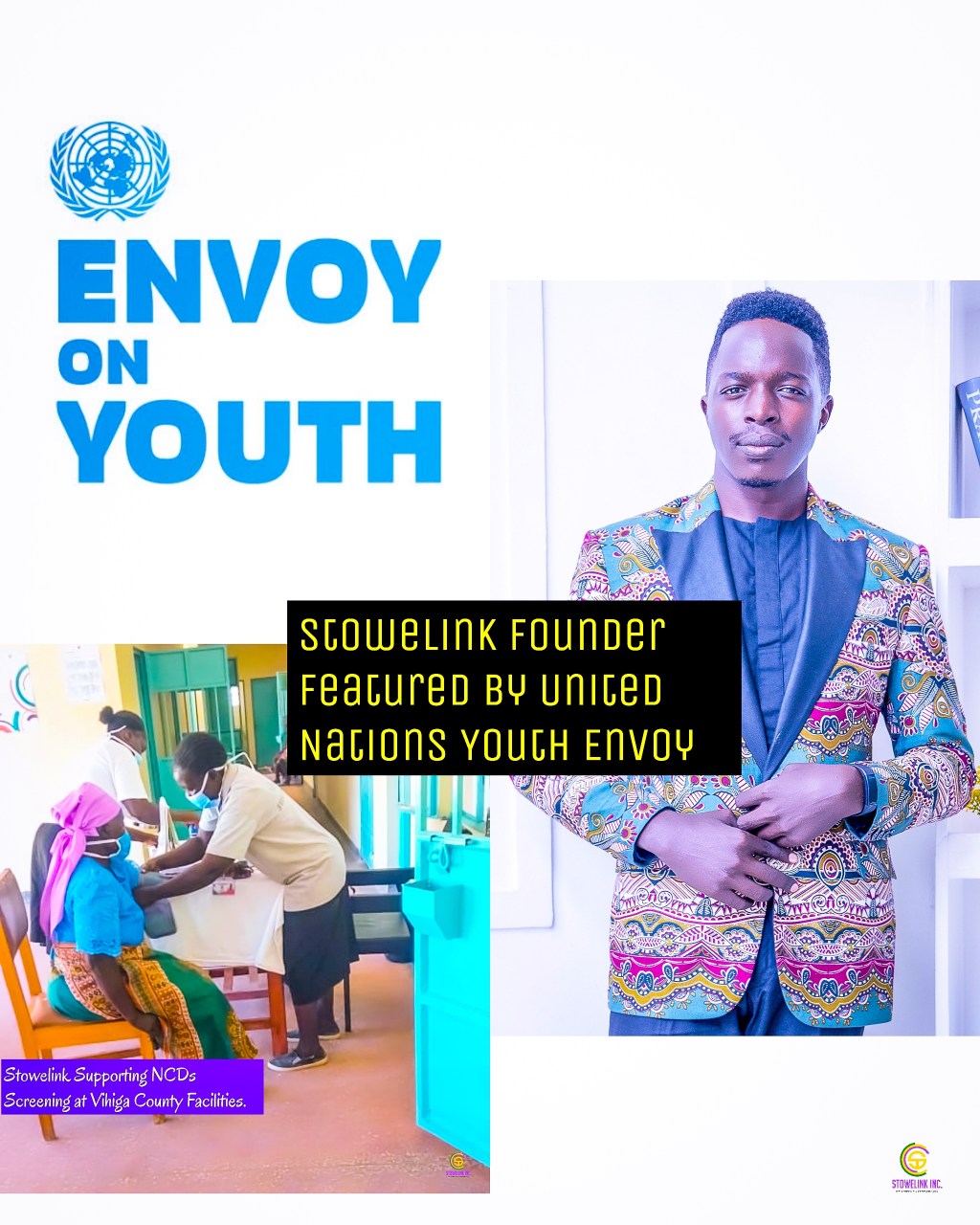 STOWELINK WORKS IN COVID 19 FEATURED BY THE UNITED NATIONS (UN) YOUTH&nbsp;ENVOY