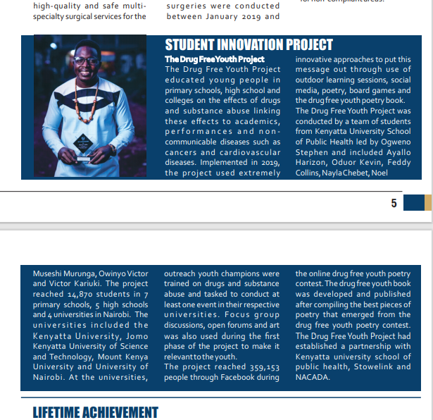 STOWELINK CEO FEATURED IN THE QUALITY HEALTH CARE KENYAN AWARDS MAGAZINE