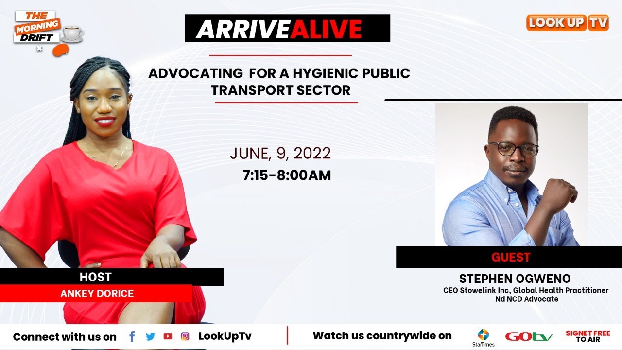 STOWELINK CEO FEATURED ON LOOK UP TV: ARIVE ALIVE SHOW